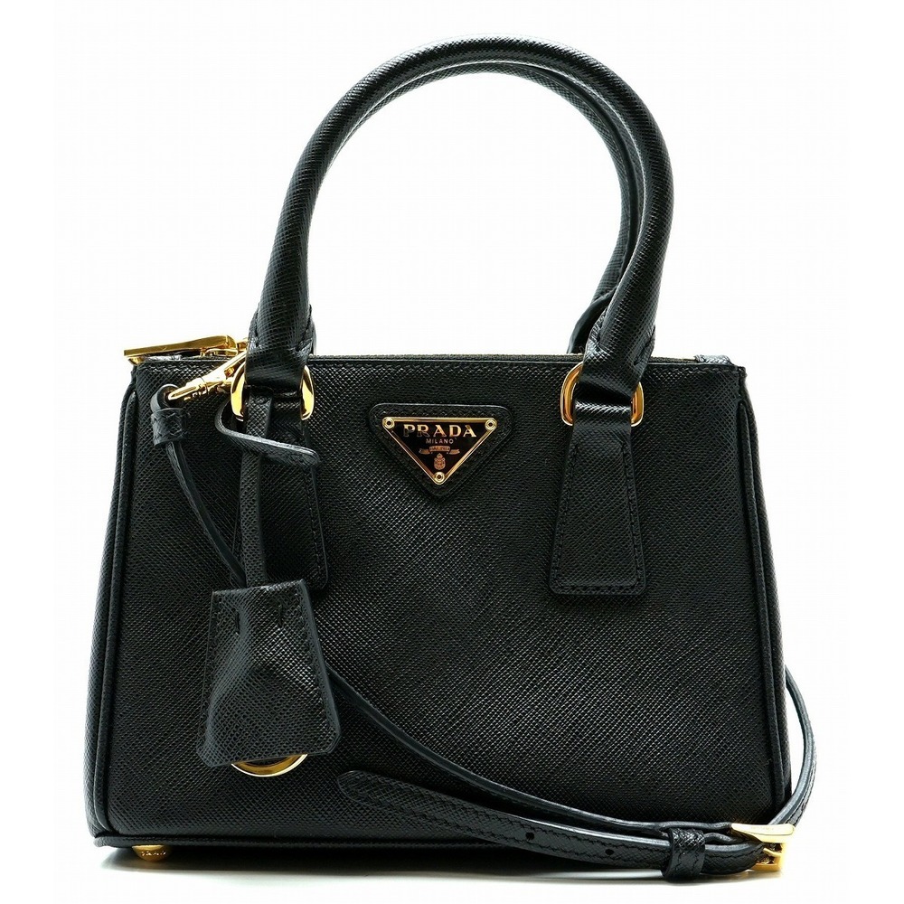 Prada Black mini galleria Bag